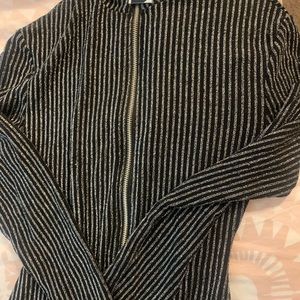 Black and sliver jumpsuit